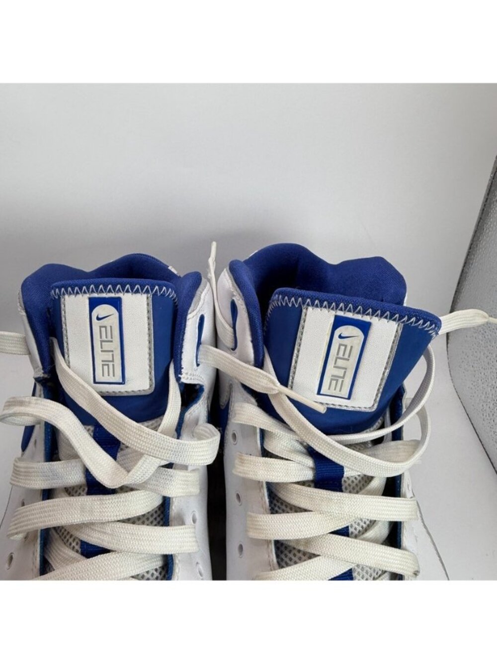 Nike Flight Shox Elite Slam Shoes Mens Size 11 Blue White Basketball 324826-141 - Picture 5 of 14